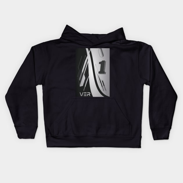 Max Verstappen: Racing to Greatness -- F1 Classic Vintage Style_2024 Kids Hoodie by F1  Studio7